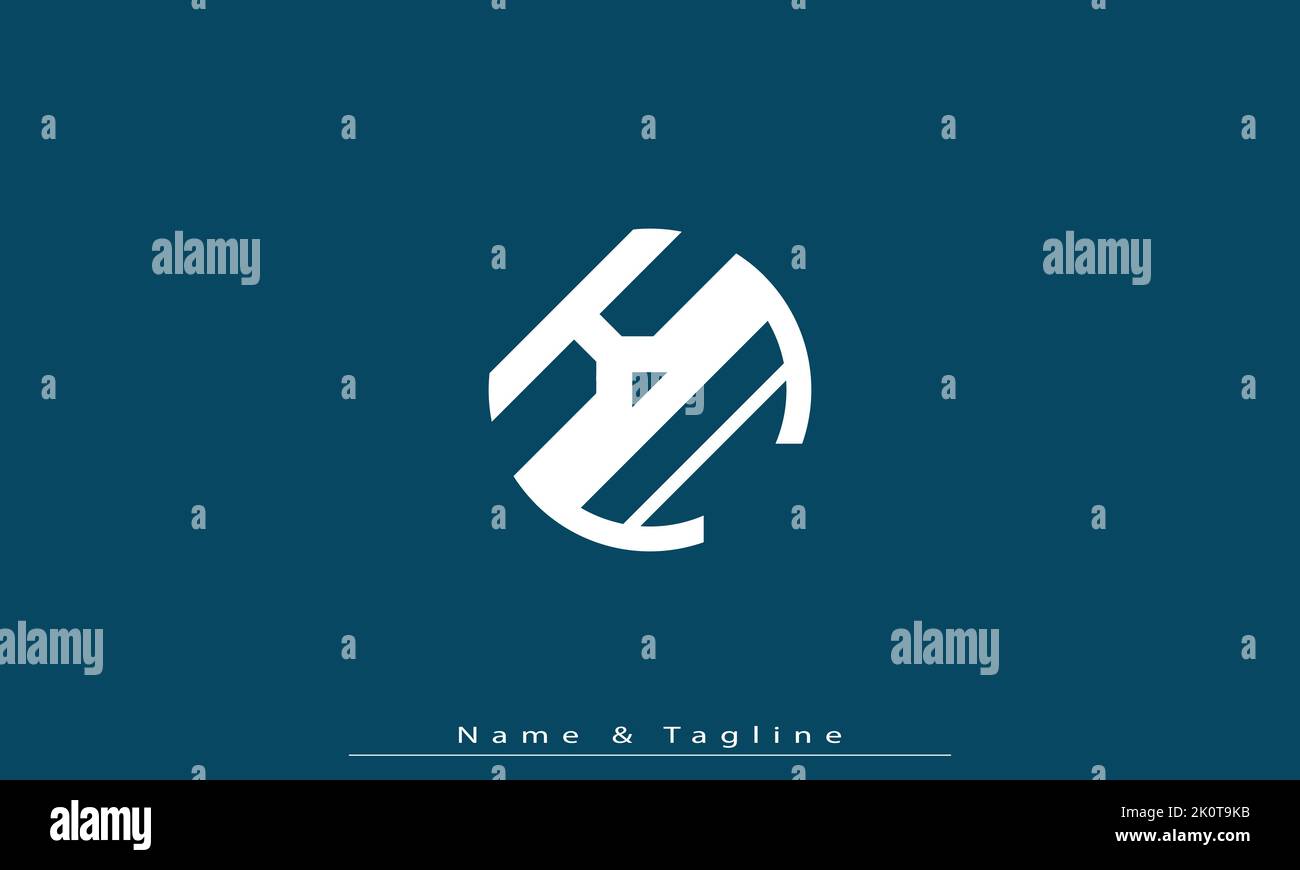 Alphabet letters Initials Monogram logo KA , AK Stock Vector