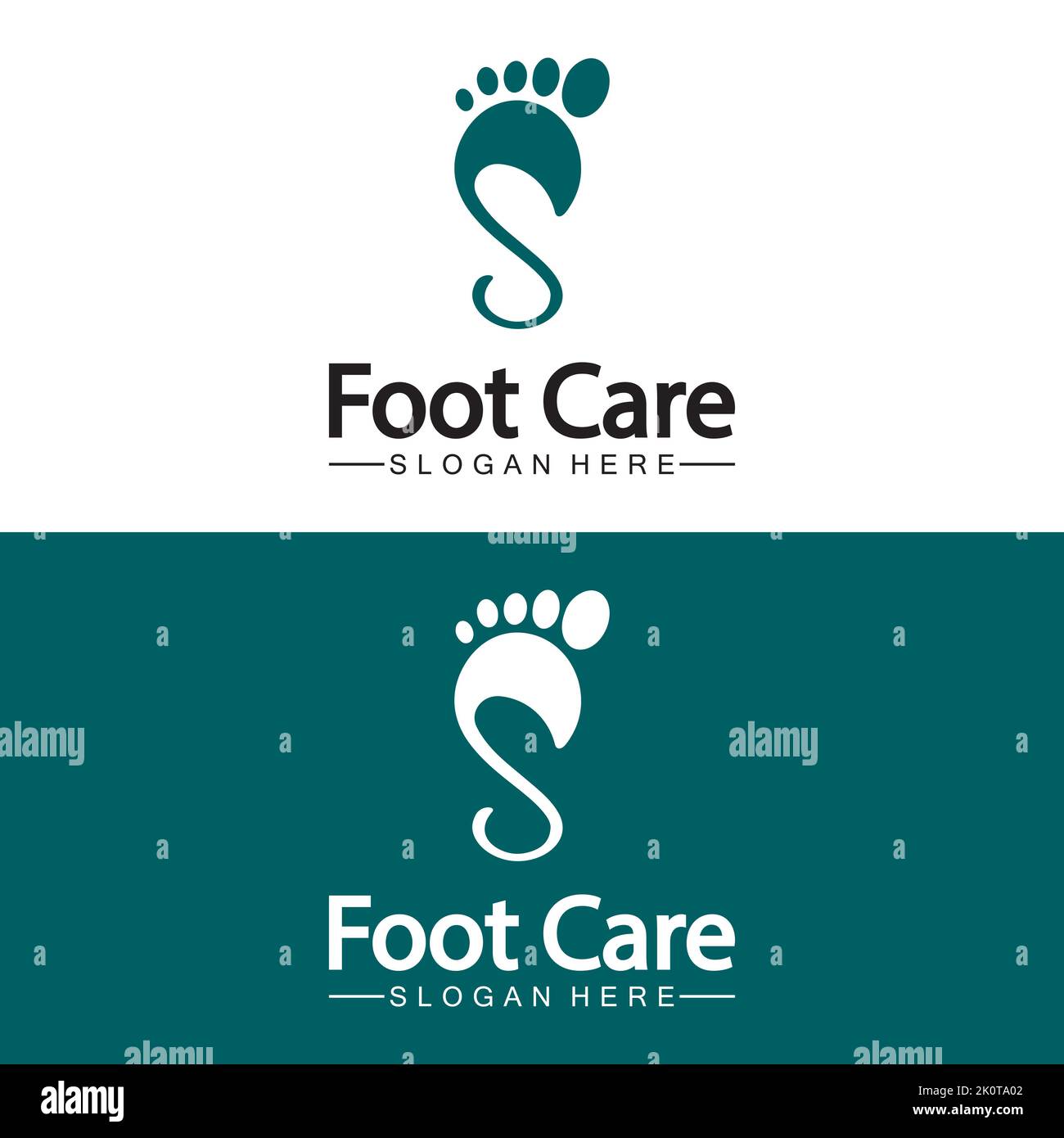 Foot logo design vector template Stock Vector