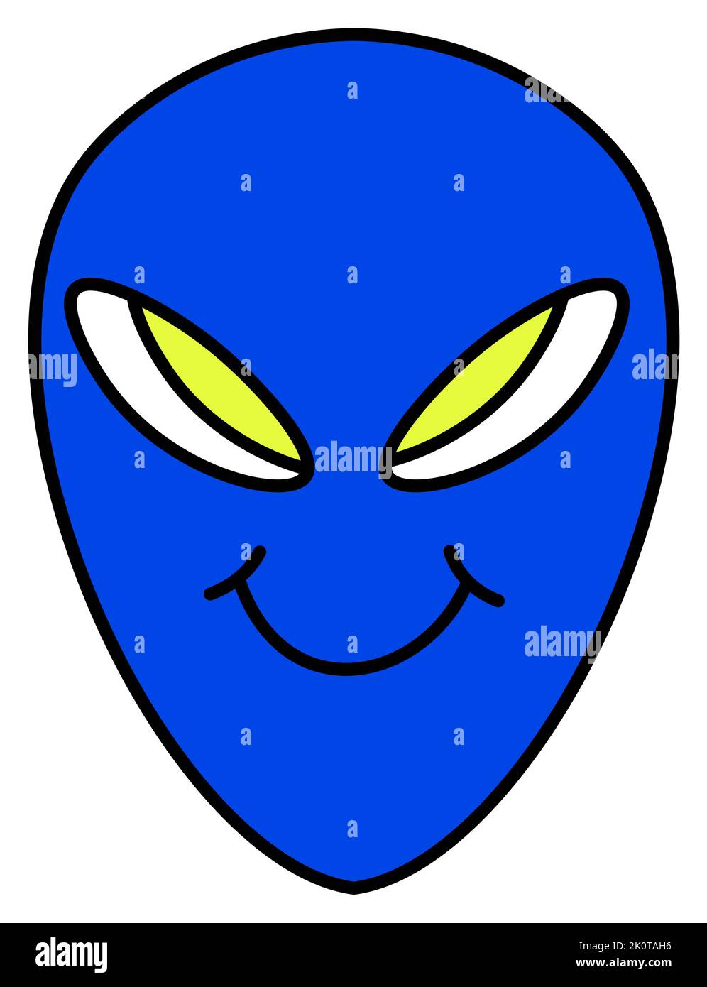 Alien halloween mask Cut Out Stock Images & Pictures - Alamy