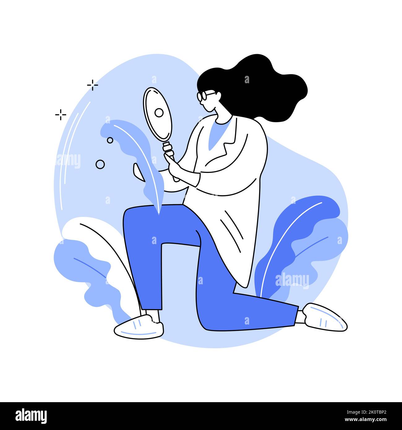 Biological control of plant disease isolated cartoon vector ...