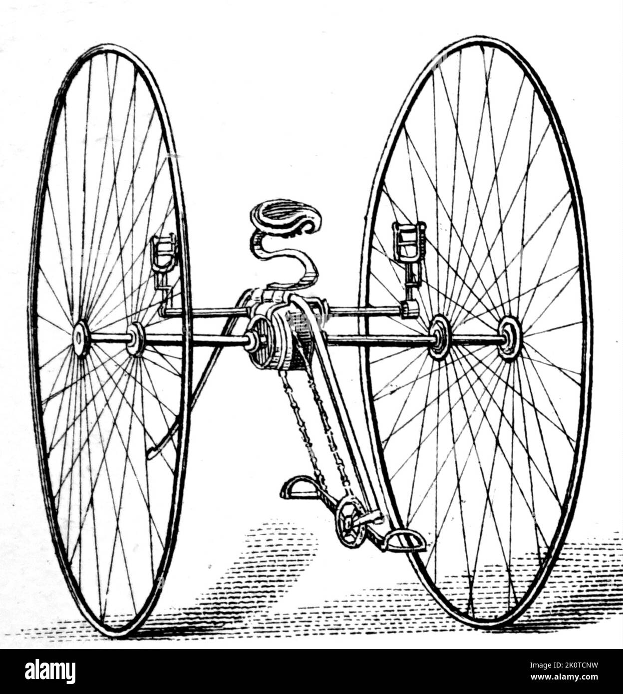Welch version of Otto Bycicle 1890 Stock Photo
