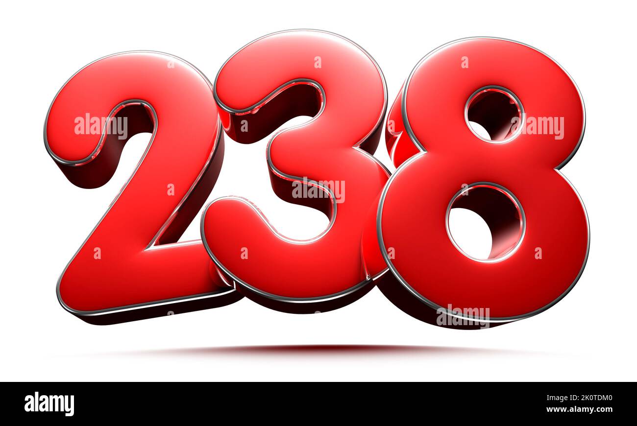 3d number 238 Cut Out Stock Images & Pictures - Alamy