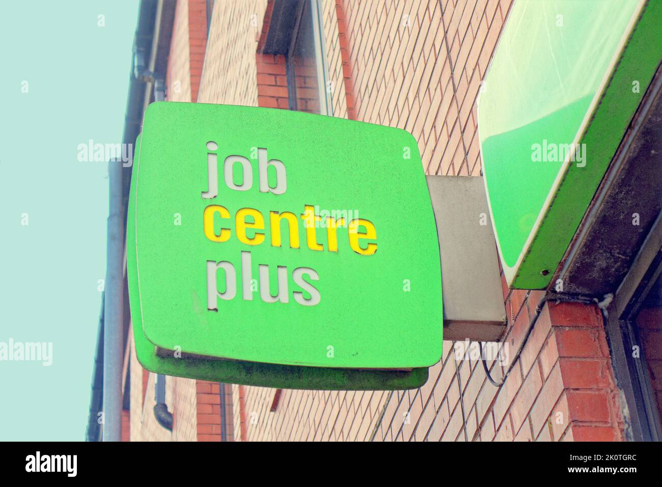 jobcentre plus sign Glasgow, Scotland, UK Stock Photo