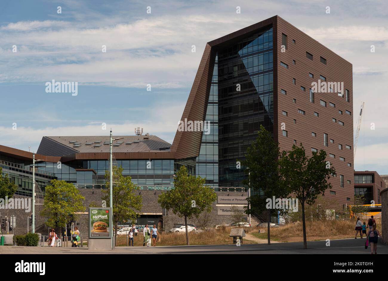 . 2022. The Roland Levinsky building on the University of Plymouth campus in city centre. Stock Photo