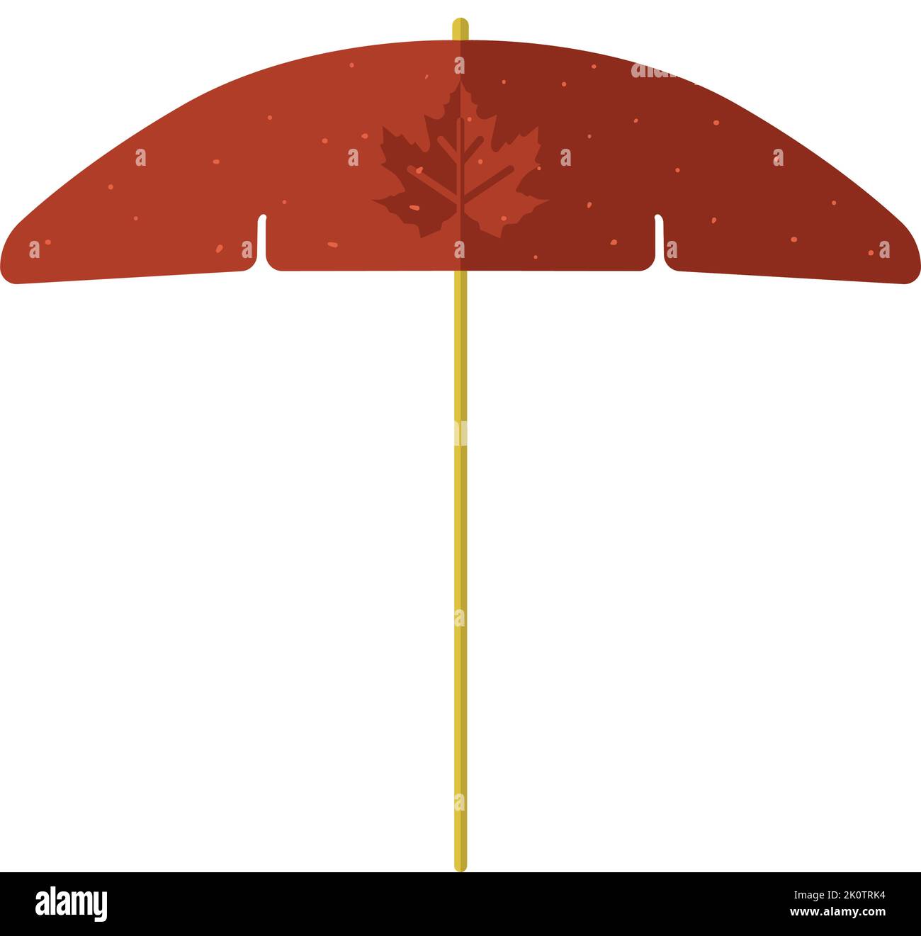 Isolated colored autumn umbrella icon Vector Stock Vector Image & Art ...