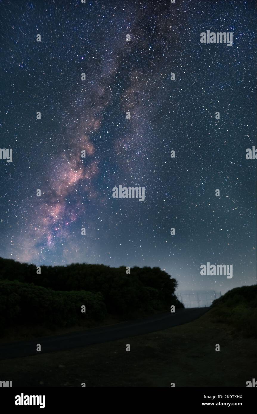 A vertical shot of the night sky full of stars Stock Photo - Alamy
