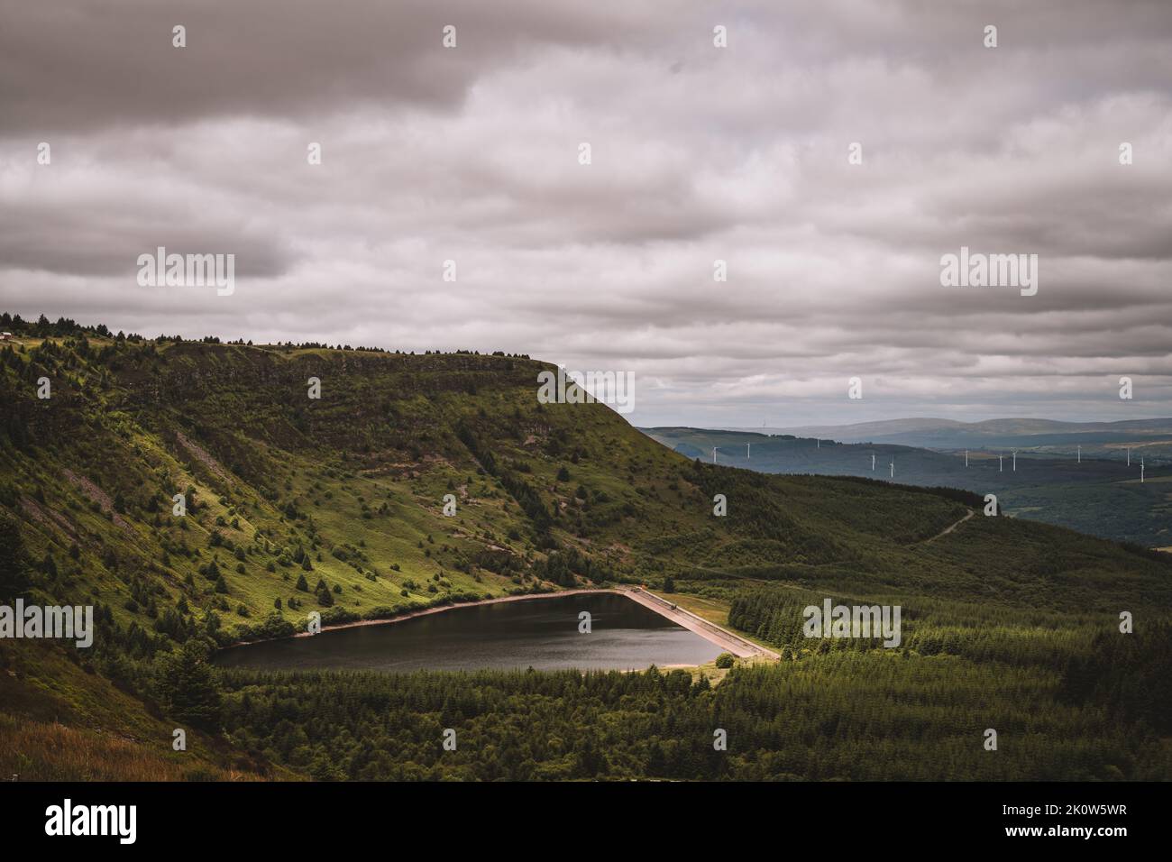The black mountains in Wales Stock Photo Alamy