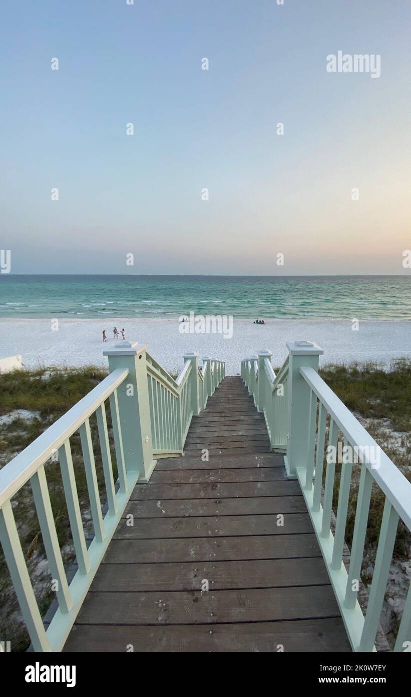 Vertical shot stairs beach hi-res stock photography and images - Alamy