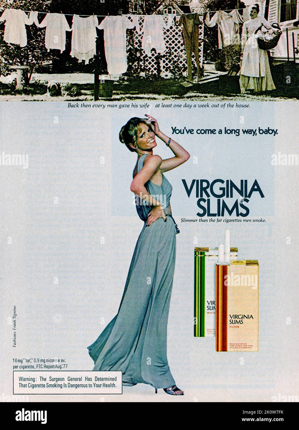 Virginia slims cigarettes advert hi-res stock photography and images ...