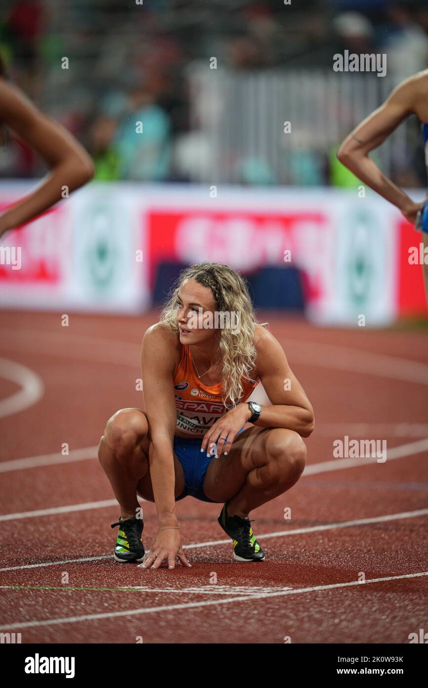Lieke Klaver participating in the 200 meters of the European Athletics ...