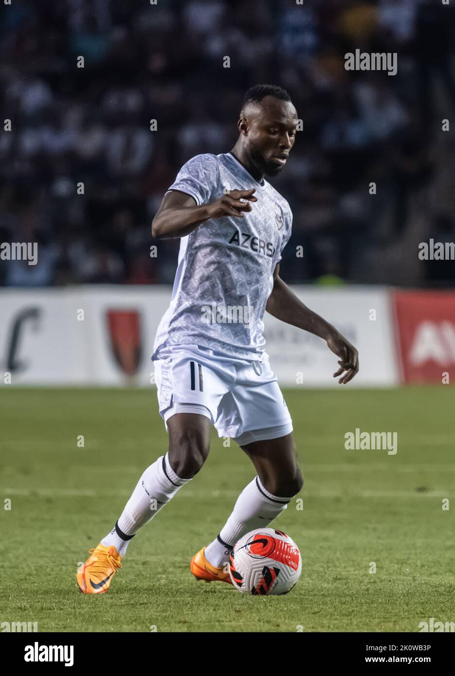 Baku, Azerbaijan – August 3, 2022. Qarabag Striker Owusu Kwabena During ...