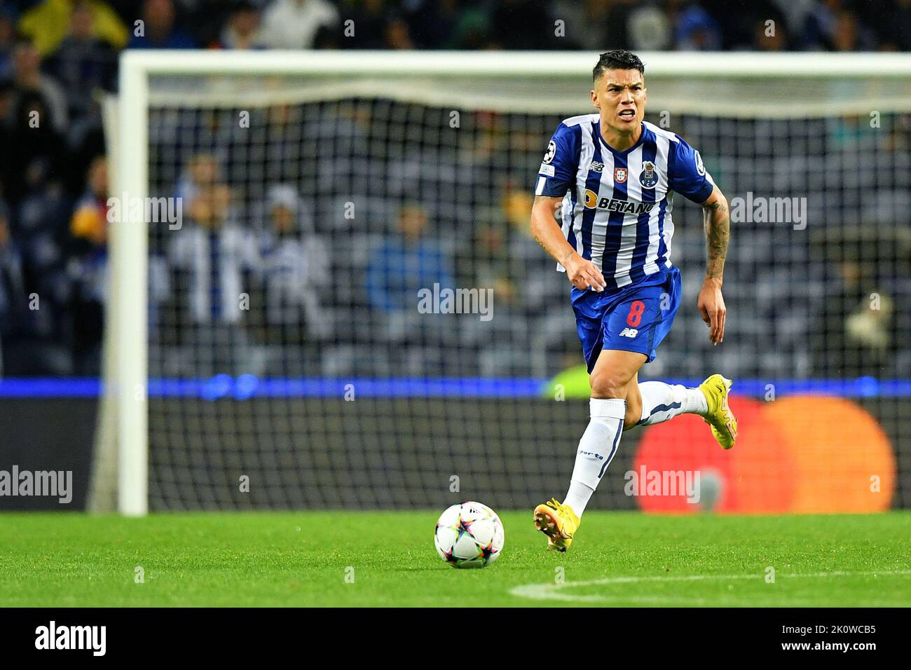 Harbor, Portugal. 13th Sep, 2022. Mateus Uribe do Porto, during the match between Porto and Club Brugge, for the 2nd round of Group B of the UEFA Champions League 2022/2023 at Estadio do Dragao this Tuesday, 13. 30761 (Daniel Castro/SPP) Credit: SPP Sport Press Photo. /Alamy Live News Stock Photo