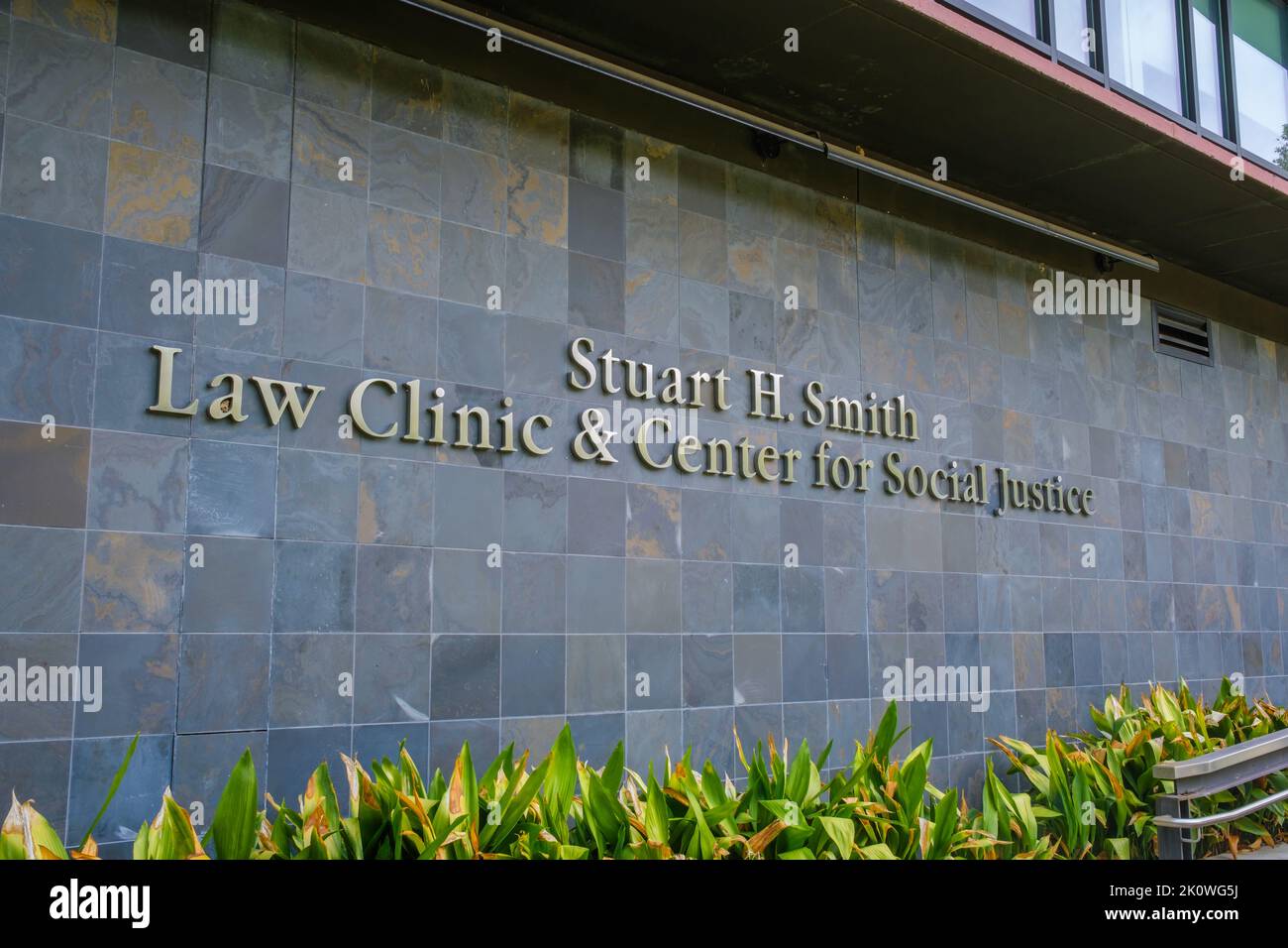 NEW ORLEANS, LA, USA - SEPTEMBER 7, 2022: Stuart H. Smith Law Clinic and Center for Social Justice at Loyola University Stock Photo
