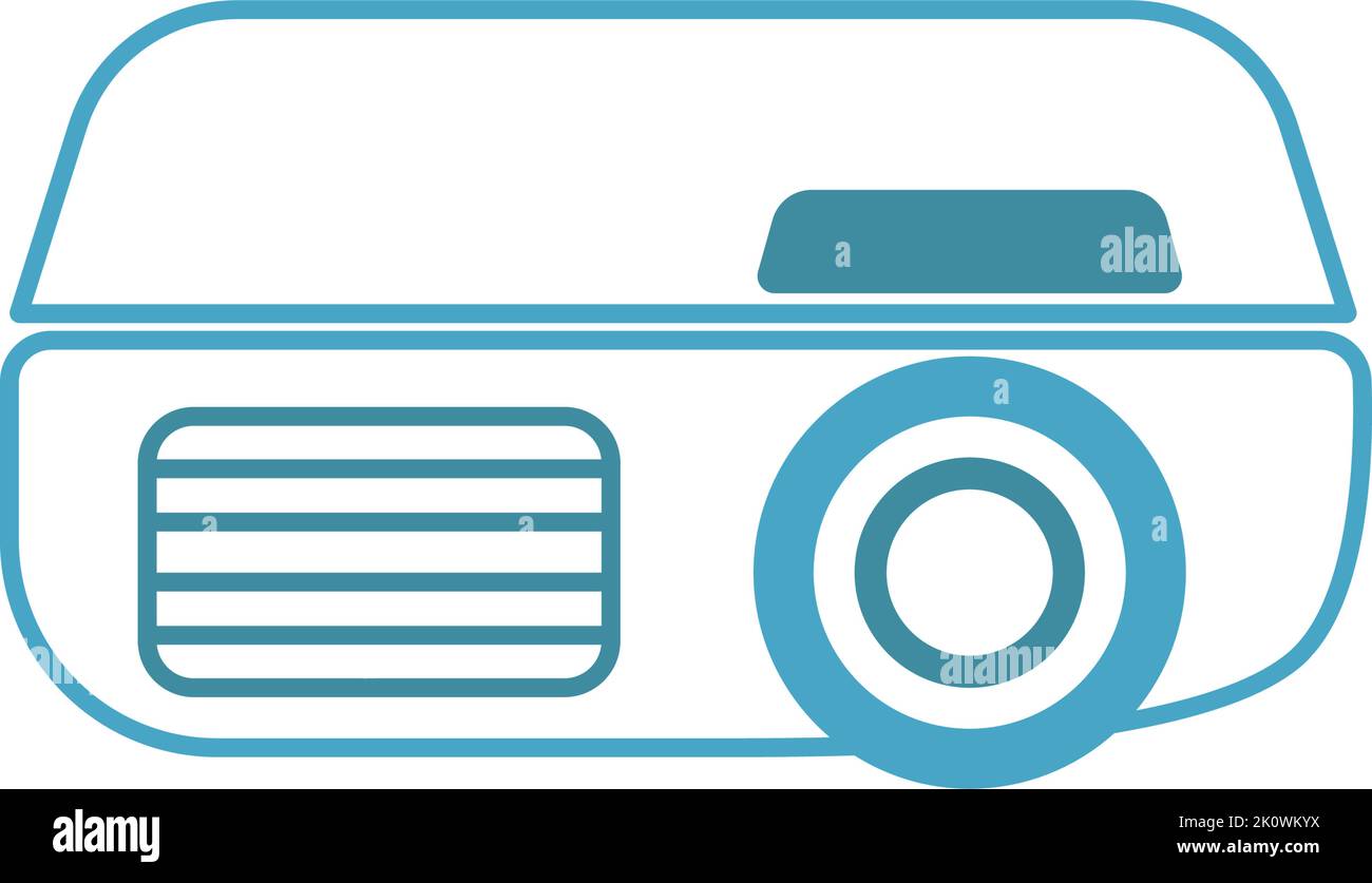 Projector icon design illustration template Stock Vector