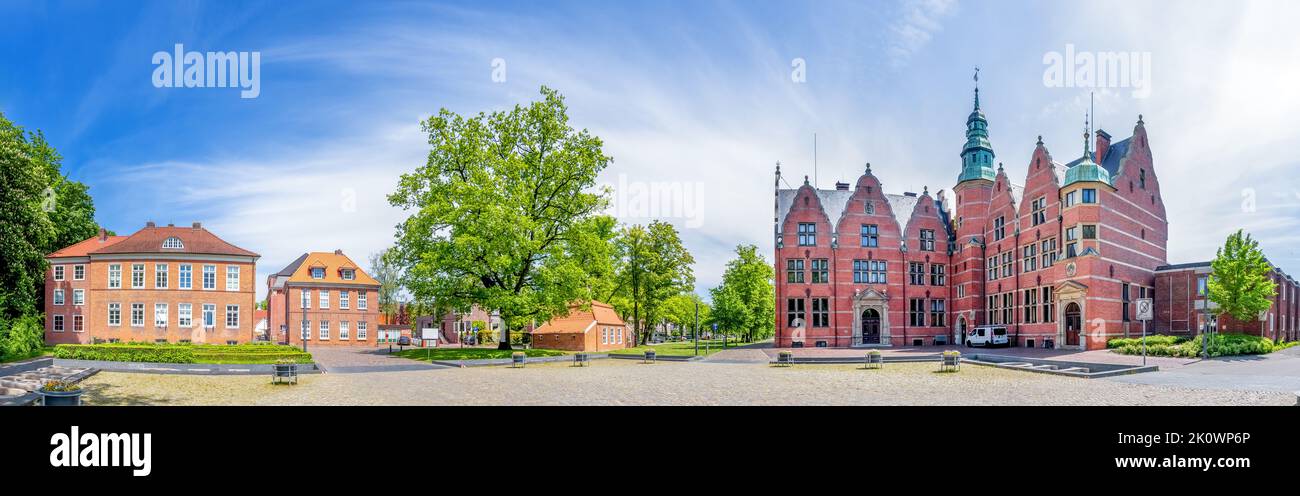 Castle, Aurich, East Friesland, Germany Stock Photo