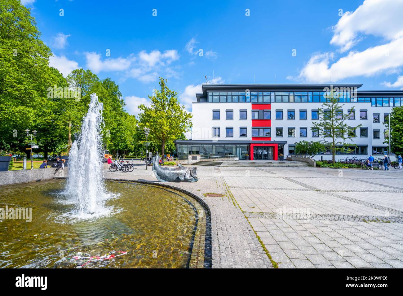 City hall, Bad Zwischenahn, Lower Saxony, Germany Stock Photo