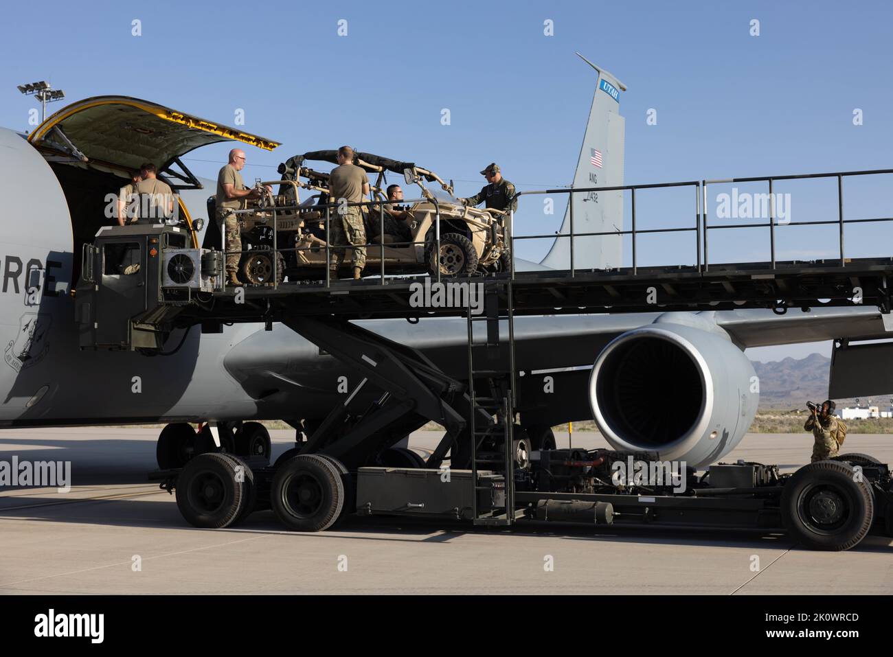 During an agile combat employment joint force exercise, members from