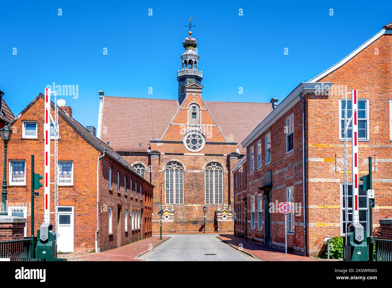 Church in Emden, Lower Saxony, Germany Stock Photo