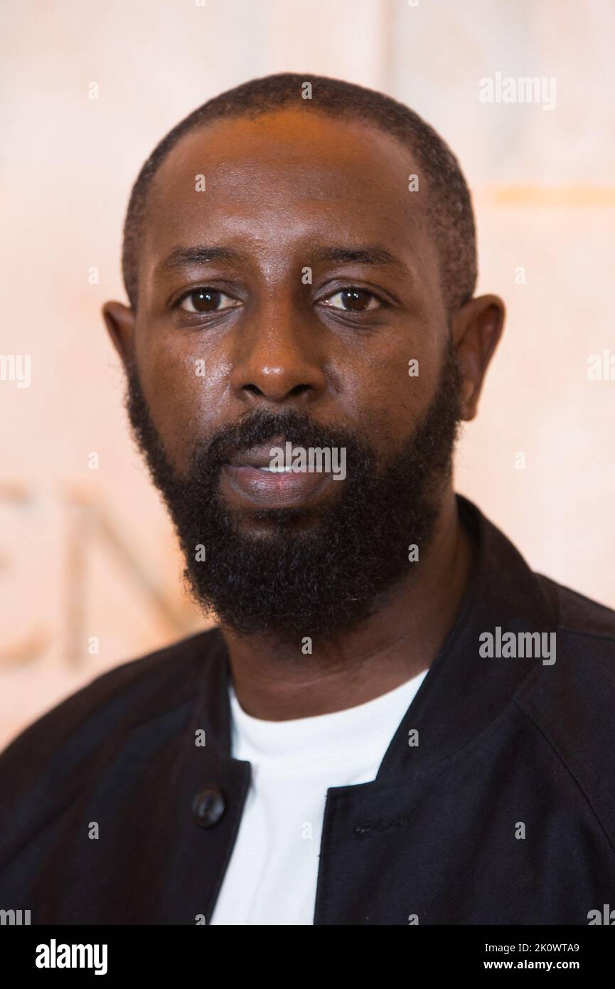 Ladj Ly attends 'Athena' Netflix Paris film Premiere At Salle Pleyel on