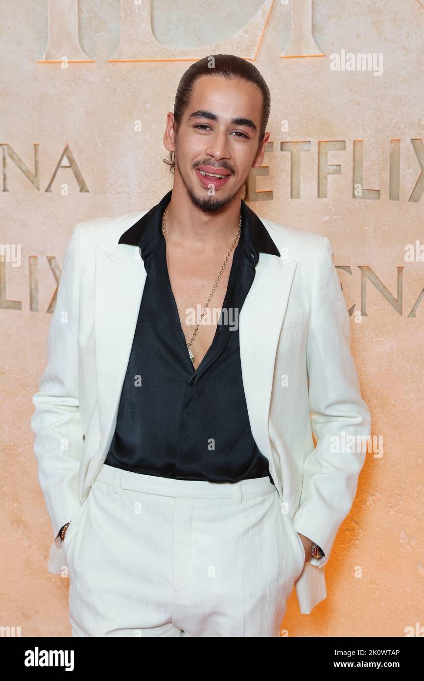Sami Slimane attends ‘Athena’ Netflix Paris film Premiere At Salle