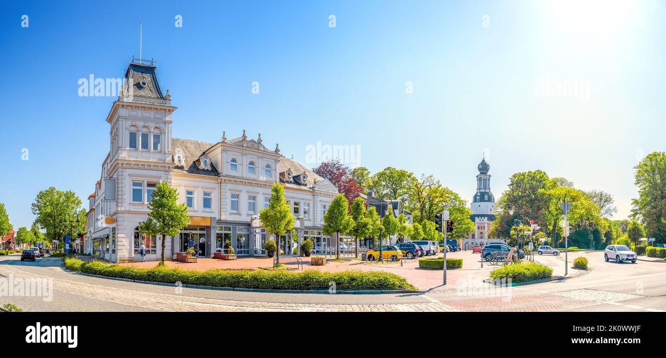 City hall in Jever, East Friesland, North Sea, Germany Stock Photo