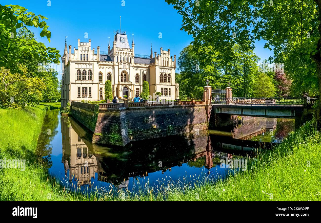 Castle Evenburg, Leer, Lower Saxony, Germany Stock Photo