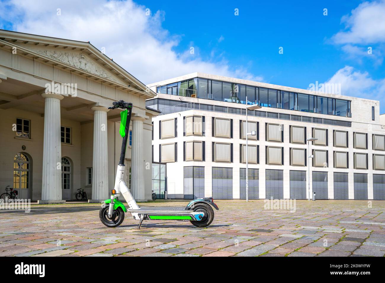 E-Scooter, Oldenburg, Lower Saxony, Germany Stock Photo