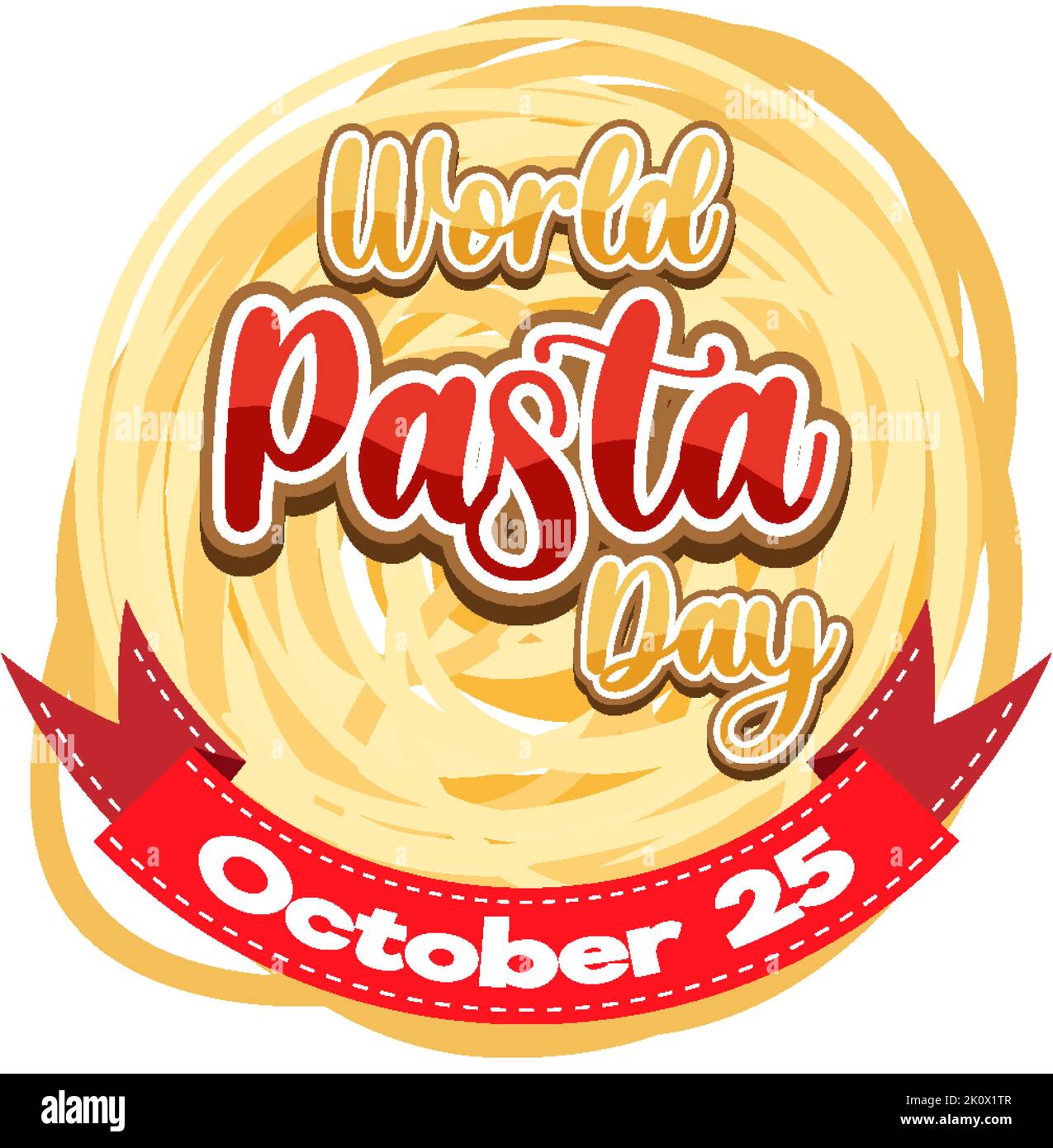 World Pasta Day Poster Design illustration Stock Vector Image & Art Alamy