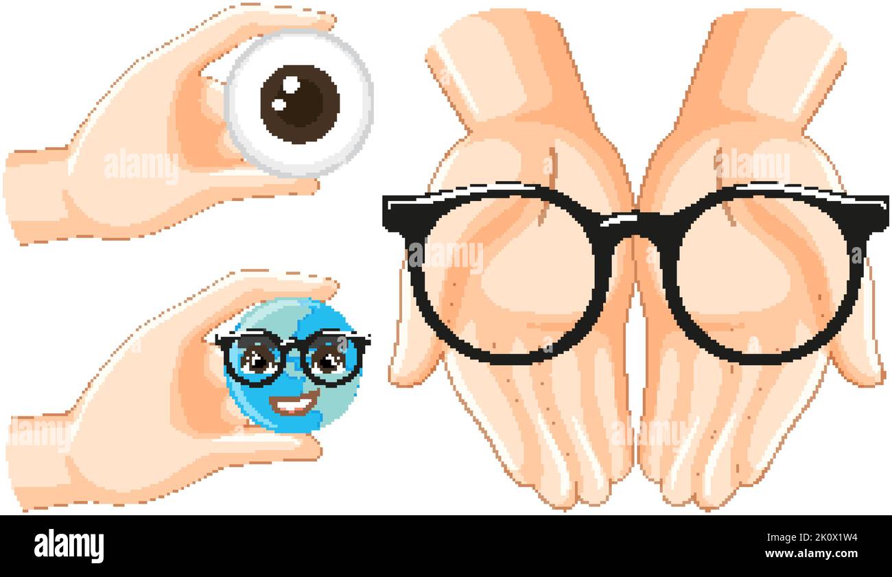Human hands holding glasses illustration Stock Vector Image & Art - Alamy