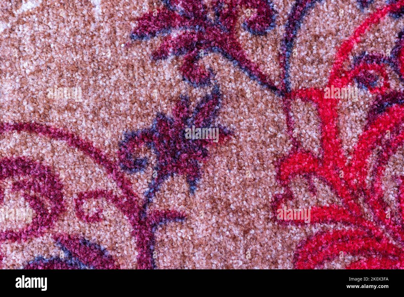 Brown color carpet texture background closeup view Stock Photo Alamy