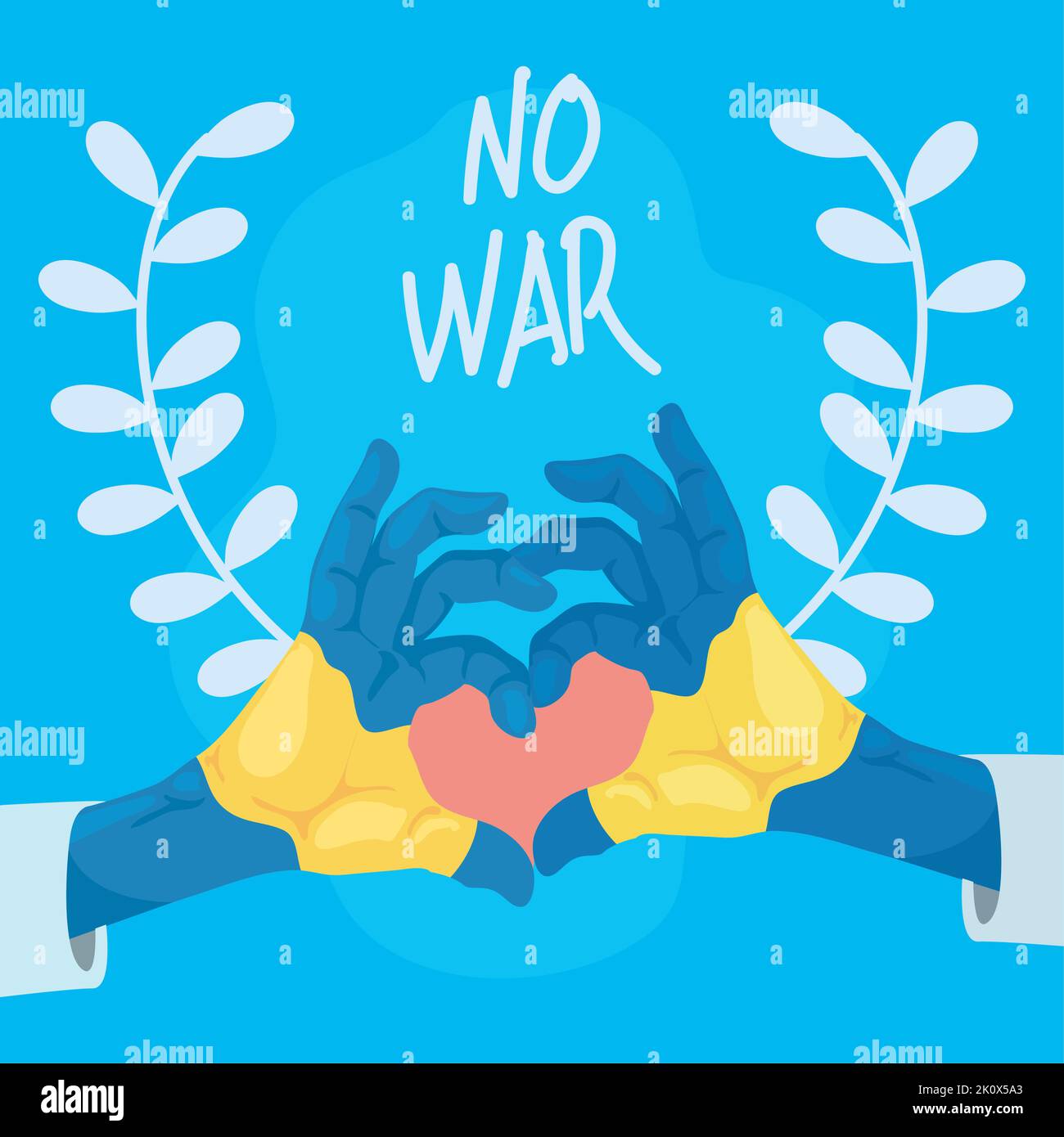 No to war poster for ukraine stock vector image art alamy