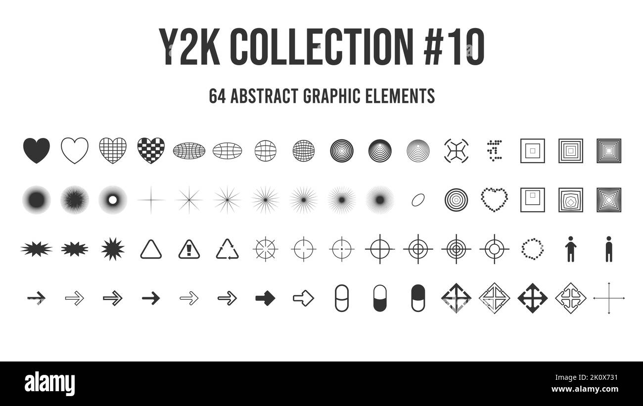 Bauhaus inspired graphic design collection with vector abstract