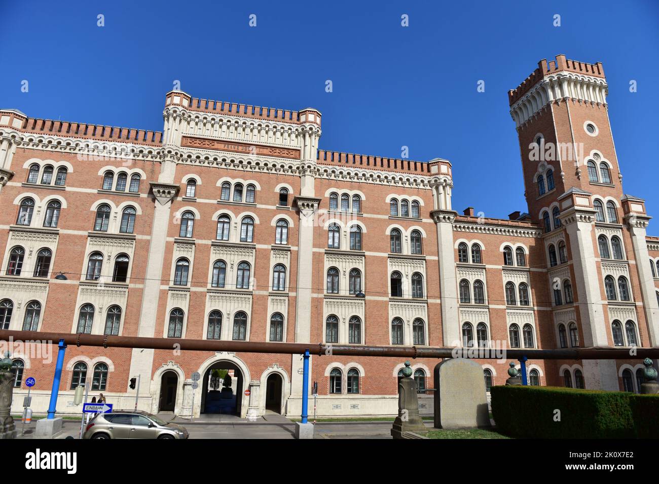 The well-known Rossauer Kaserne in Vienna, headquarters of the Austrian Federal Ministry of Defense Stock Photo