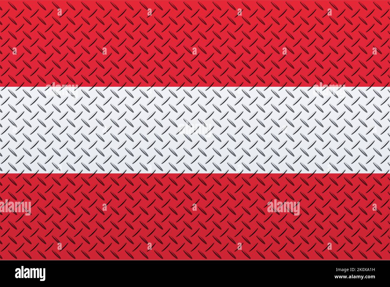 3D Flag of Austria on a metal wall background Stock Photo - Alamy
