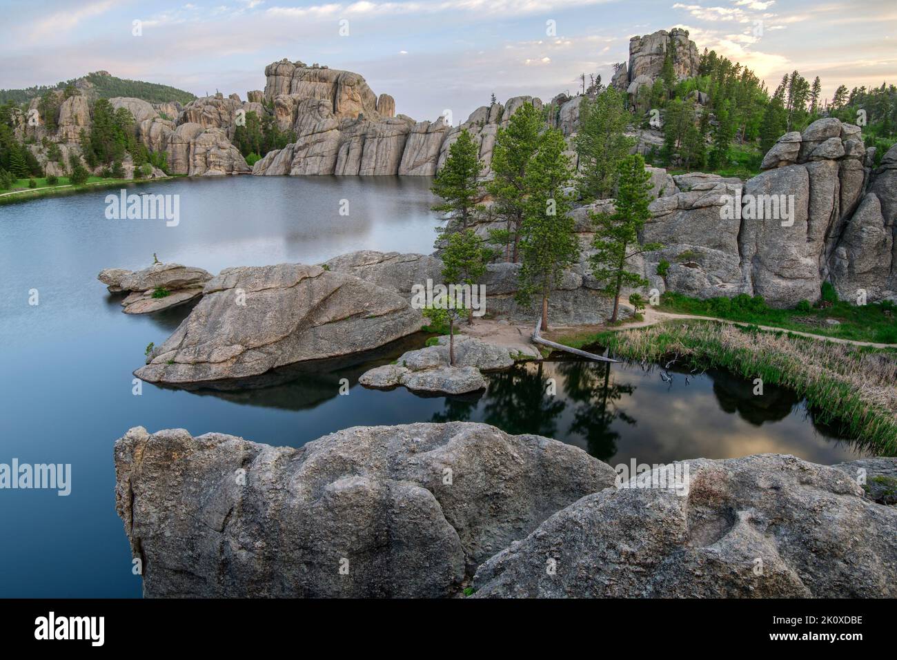 USA, Great Plains, South Dakota, Black Hills, Custer State Park, Sylvan lake Stock Photo
