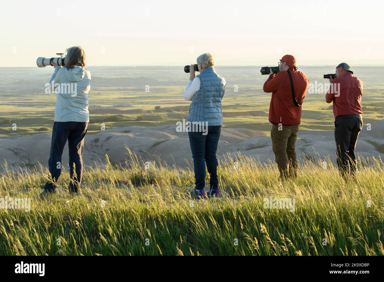 USA, Great Plains, South Dakota, Bad,ands National Park Stock Photo