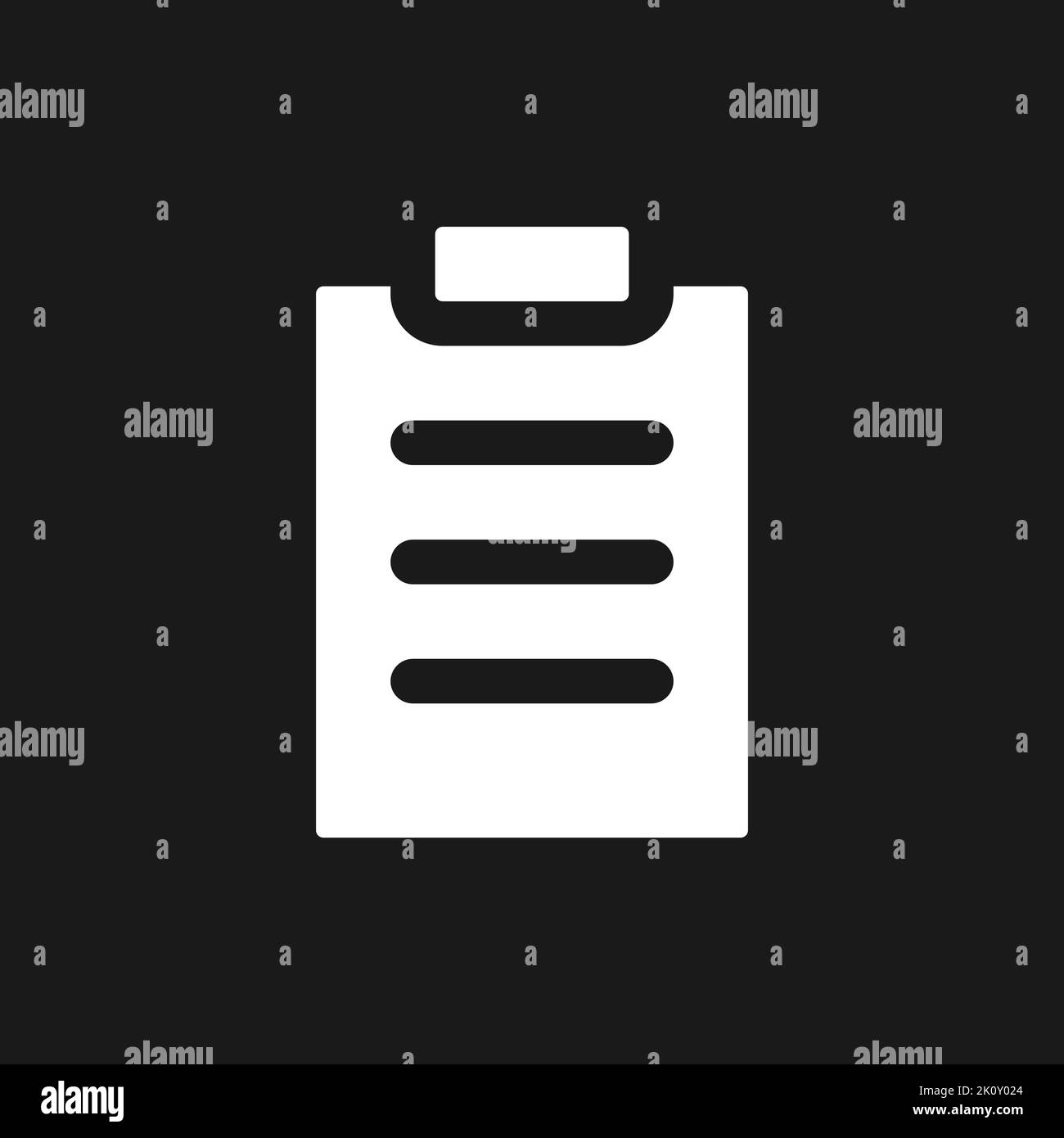 Filled tablet dark mode glyph ui icon Stock Vector