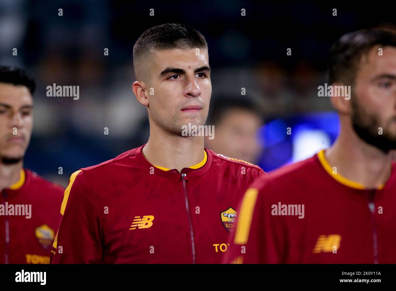 Romaos italian defender gianluca mancini hires stock photography and