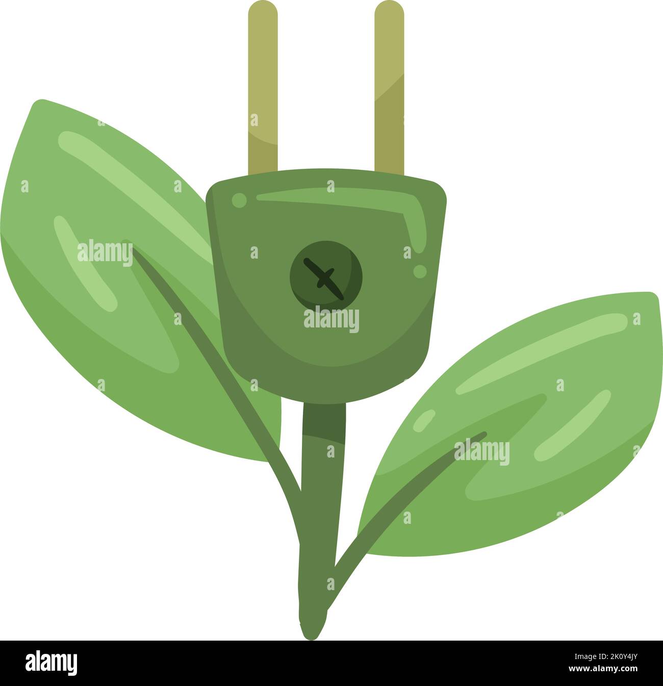 plug green energy Stock Vector Image & Art - Alamy