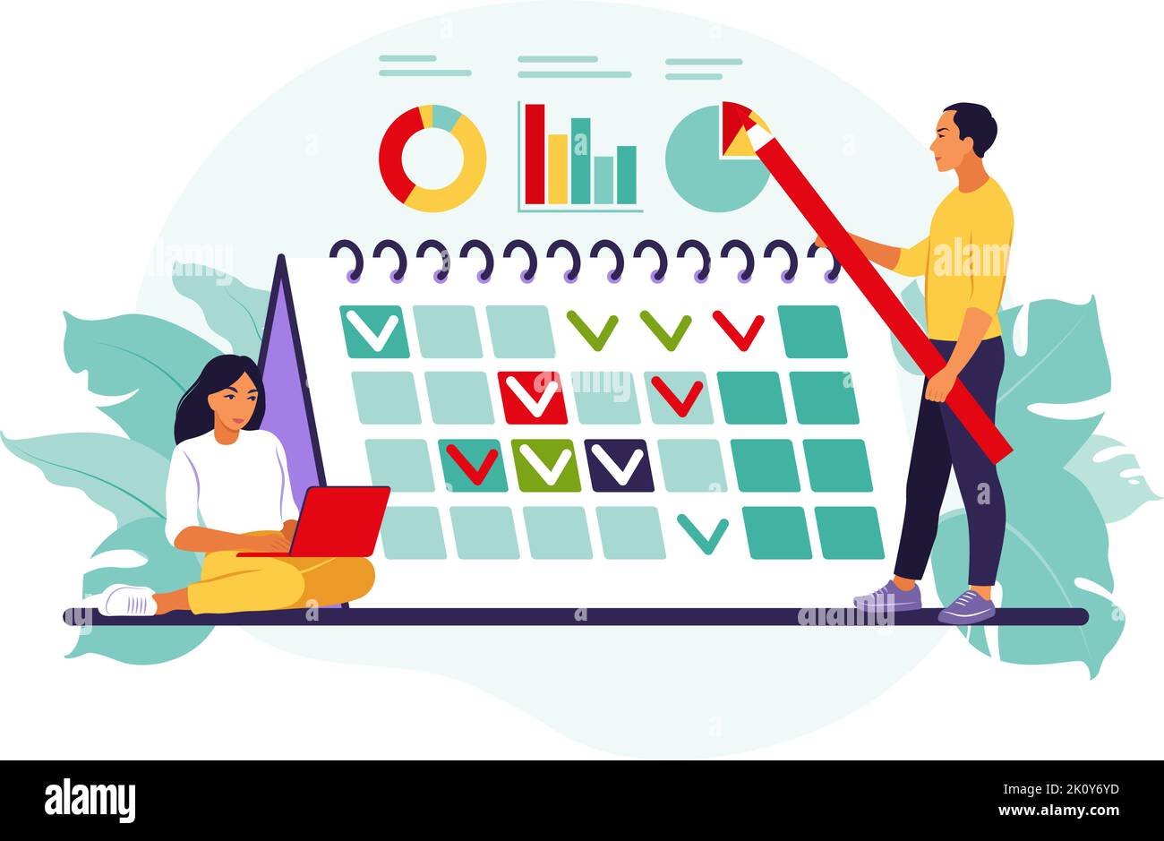 Timing and project scheduling. Concept of time management, work