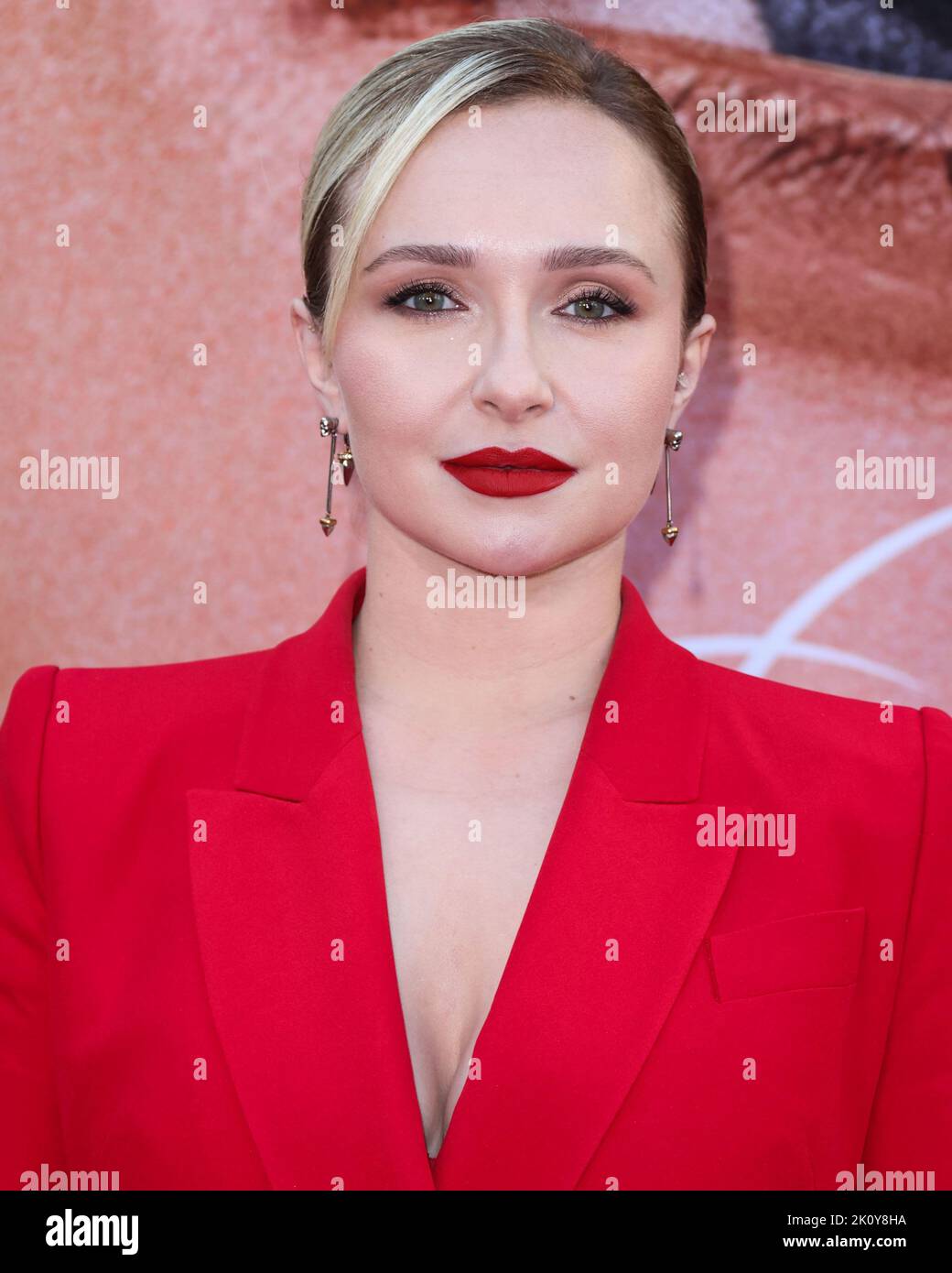HOLLYWOOD, LOS ANGELES, CALIFORNIA, USA - SEPTEMBER 13: American actress Hayden Panettiere arrives at the Los Angeles Premiere Of Netflix's 'Blonde' held at the TCL Chinese Theatre IMAX on September 13, 2022 in Hollywood, Los Angeles, California, United States. (Photo by Xavier Collin/Image Press Agency) Stock Photo