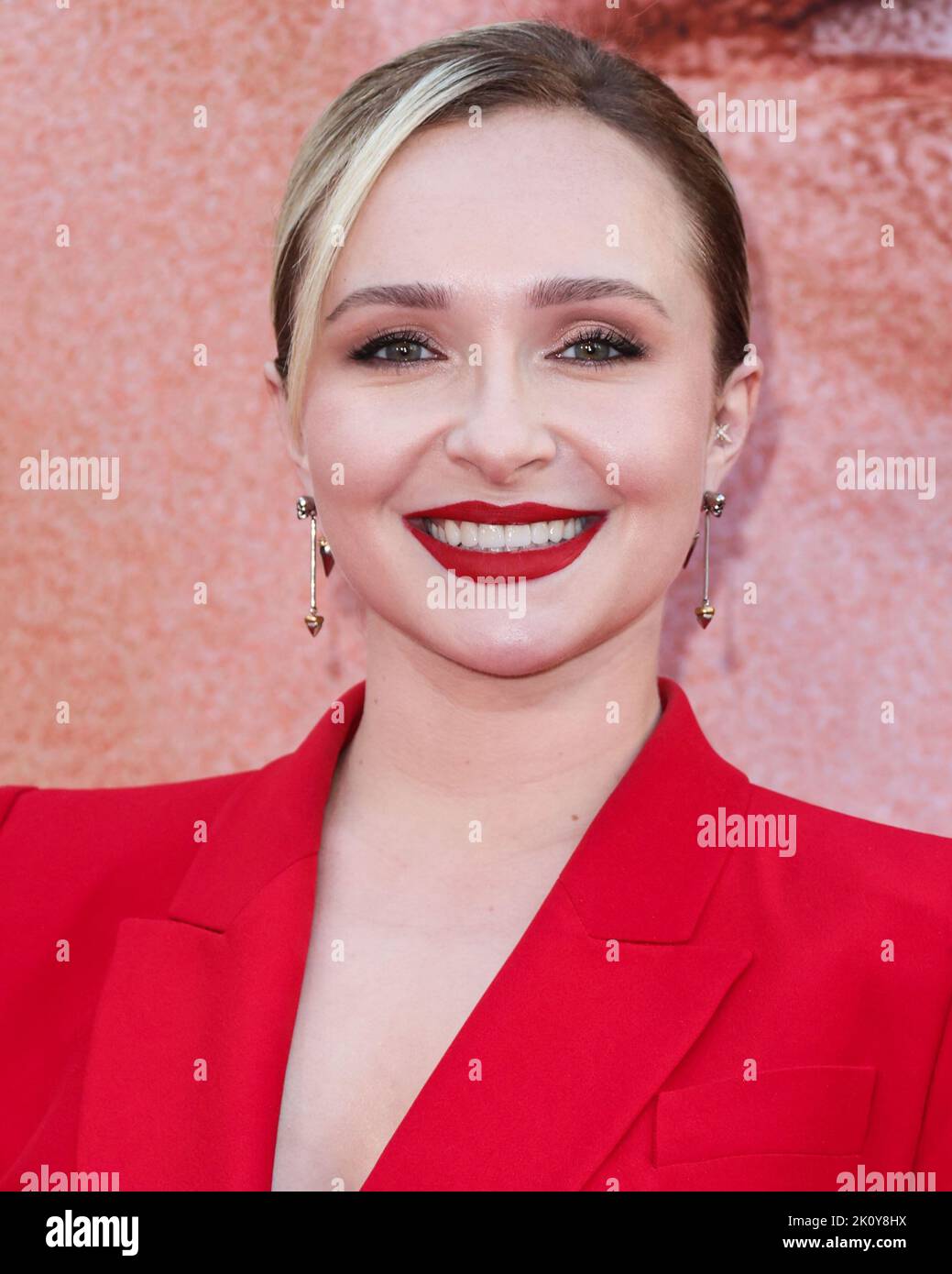 HOLLYWOOD, LOS ANGELES, CALIFORNIA, USA - SEPTEMBER 13: American actress Hayden Panettiere arrives at the Los Angeles Premiere Of Netflix's 'Blonde' held at the TCL Chinese Theatre IMAX on September 13, 2022 in Hollywood, Los Angeles, California, United States. (Photo by Xavier Collin/Image Press Agency) Stock Photo