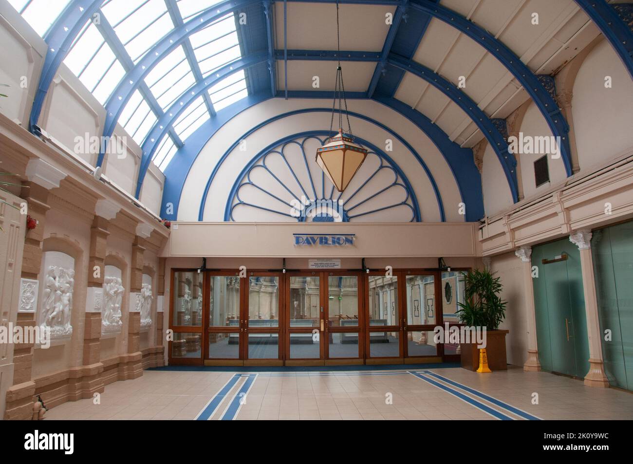 Around the UK Interior of Winter Gardens Blackpool Stock Photo Alamy