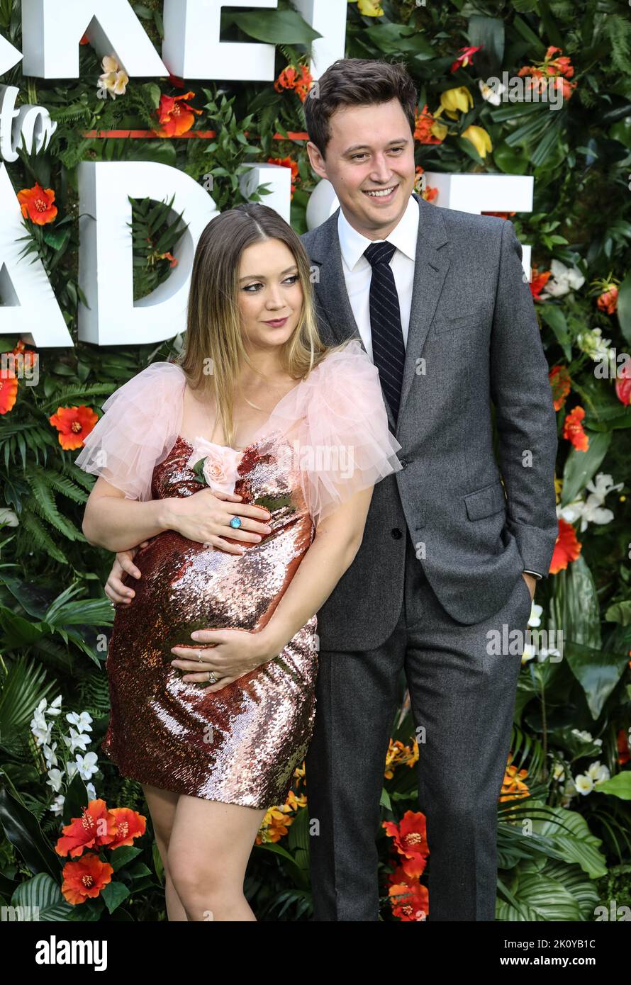 Billie Lourd and Austen Rydell seen attending the world premiere of ...