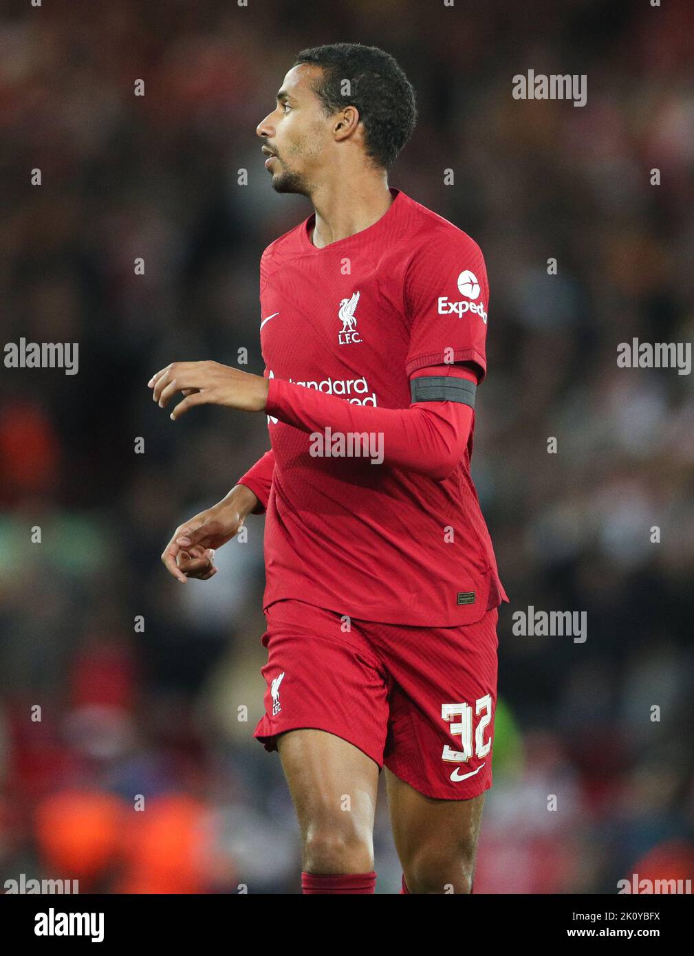 Liverpool, UK. 13th Sep, 2022. Joel Matip of Liverpool during the UEFA Champions League match at Anfield, Liverpool. Picture credit should read: Cameron Smith/Sportimage Credit: Sportimage/Alamy Live News Stock Photo