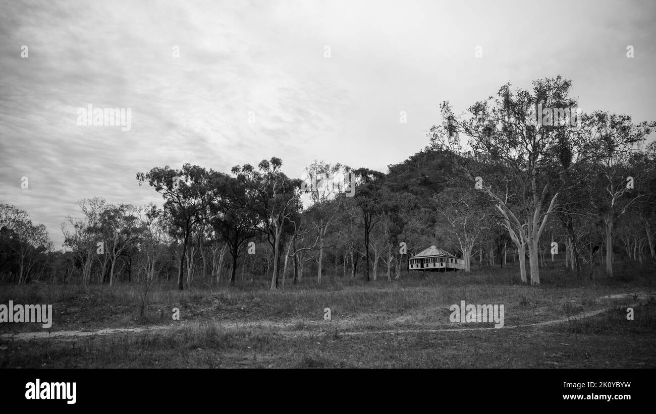 Little House on the Hill Stock Photo Alamy