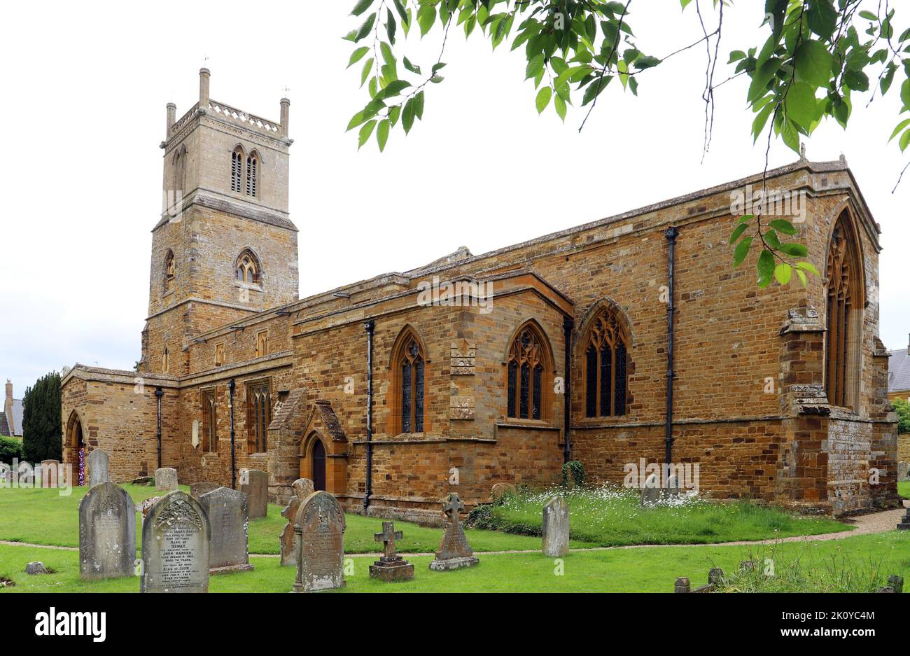 Church of St Mary Magdalene, Ecton, Northamptonshire Stock Photo