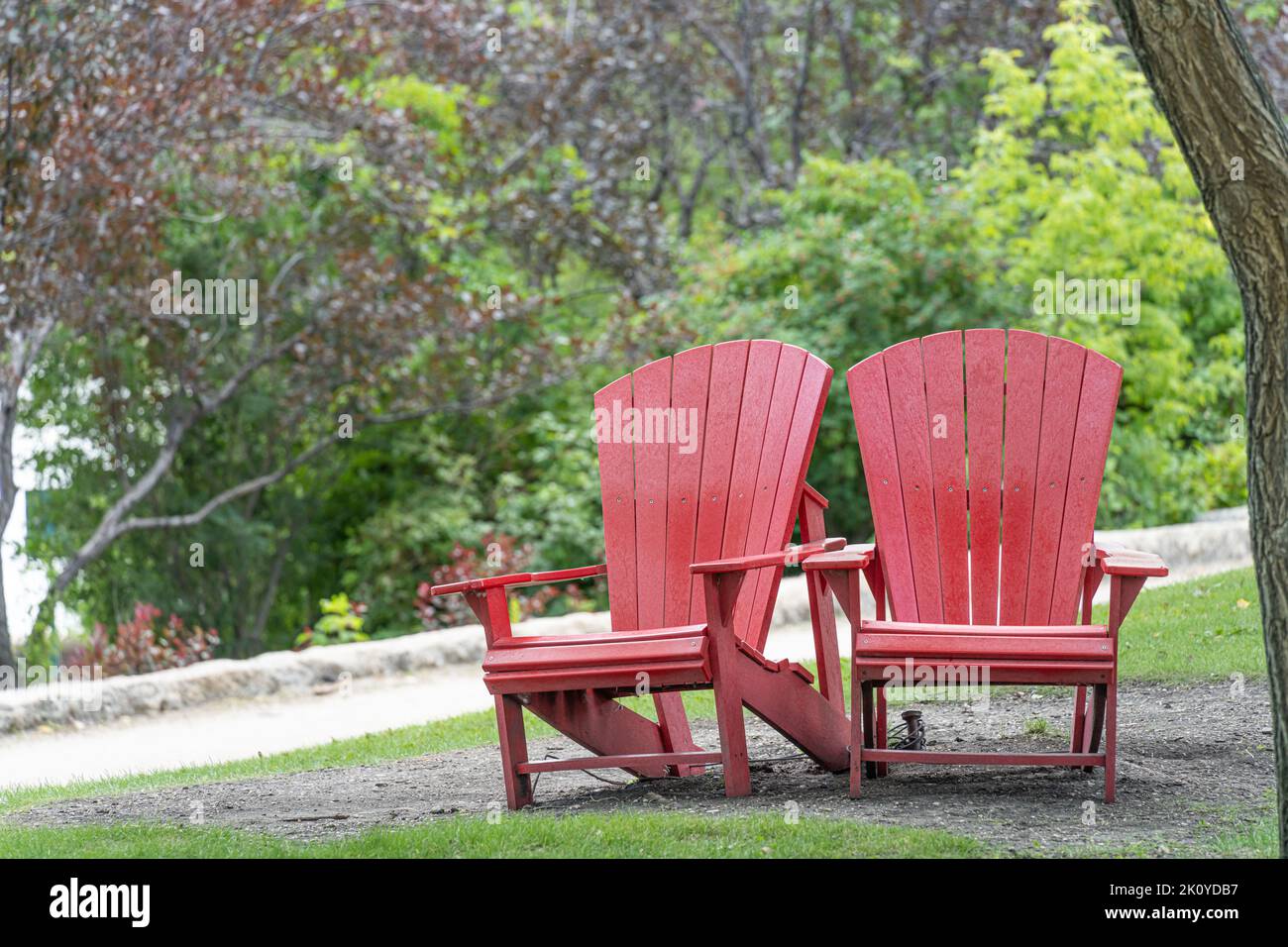 Two red chairs hires stock photography and images Alamy