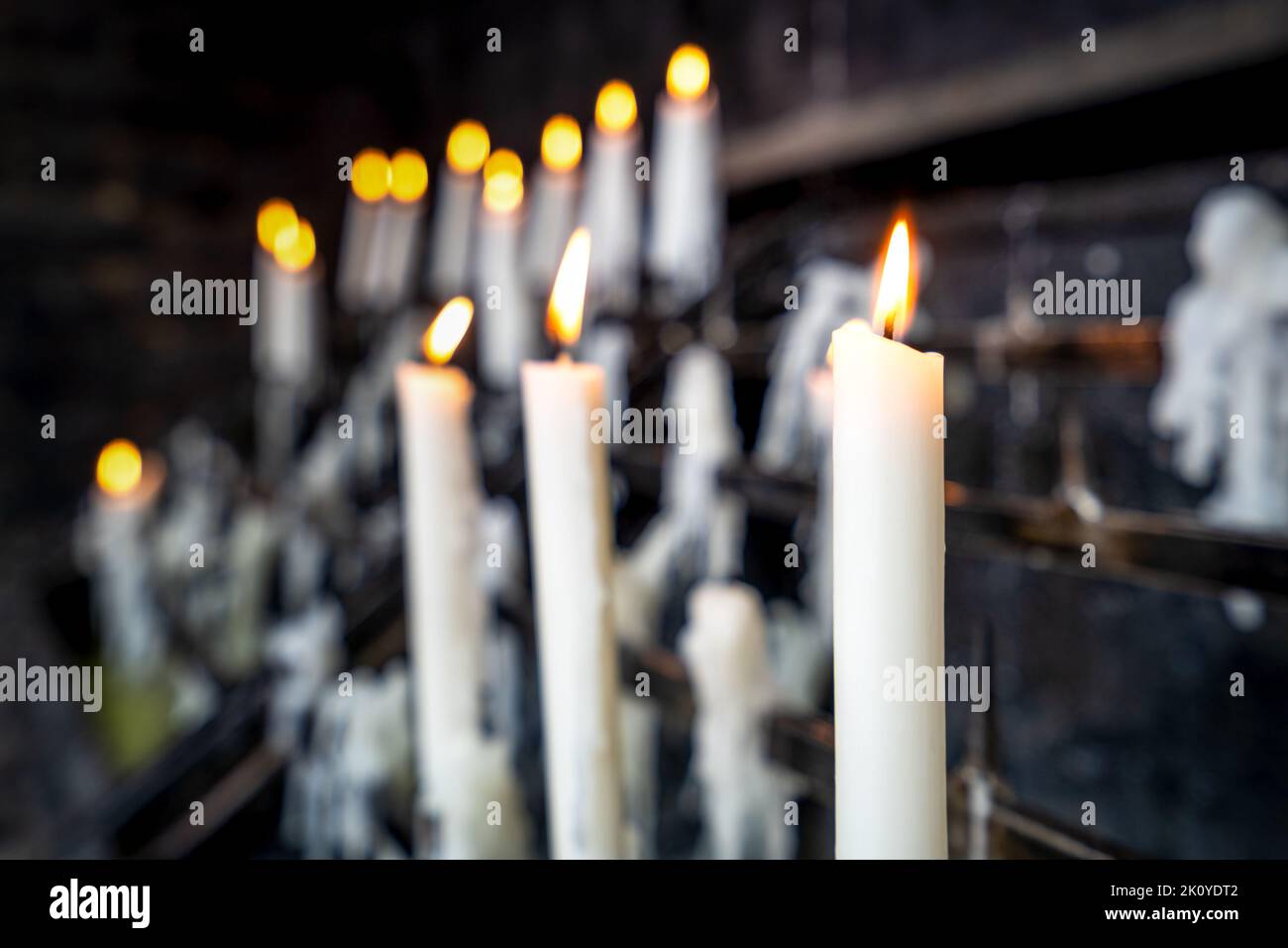 Candlestick Chapel, Kevelaer, Nordrhein-Westfalen, Germany Stock Photo