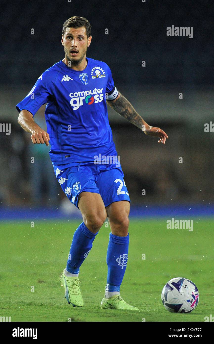 Empoli, Italy. 21st Aug, 2022. Domilson Cordeiro dos Santos Dodo (ACF  Fiorentina) during Empoli FC vs ACF Fiorentina, italian soccer Serie A  match in Empoli, Italy, August 21 2022 Credit: Independent Photo